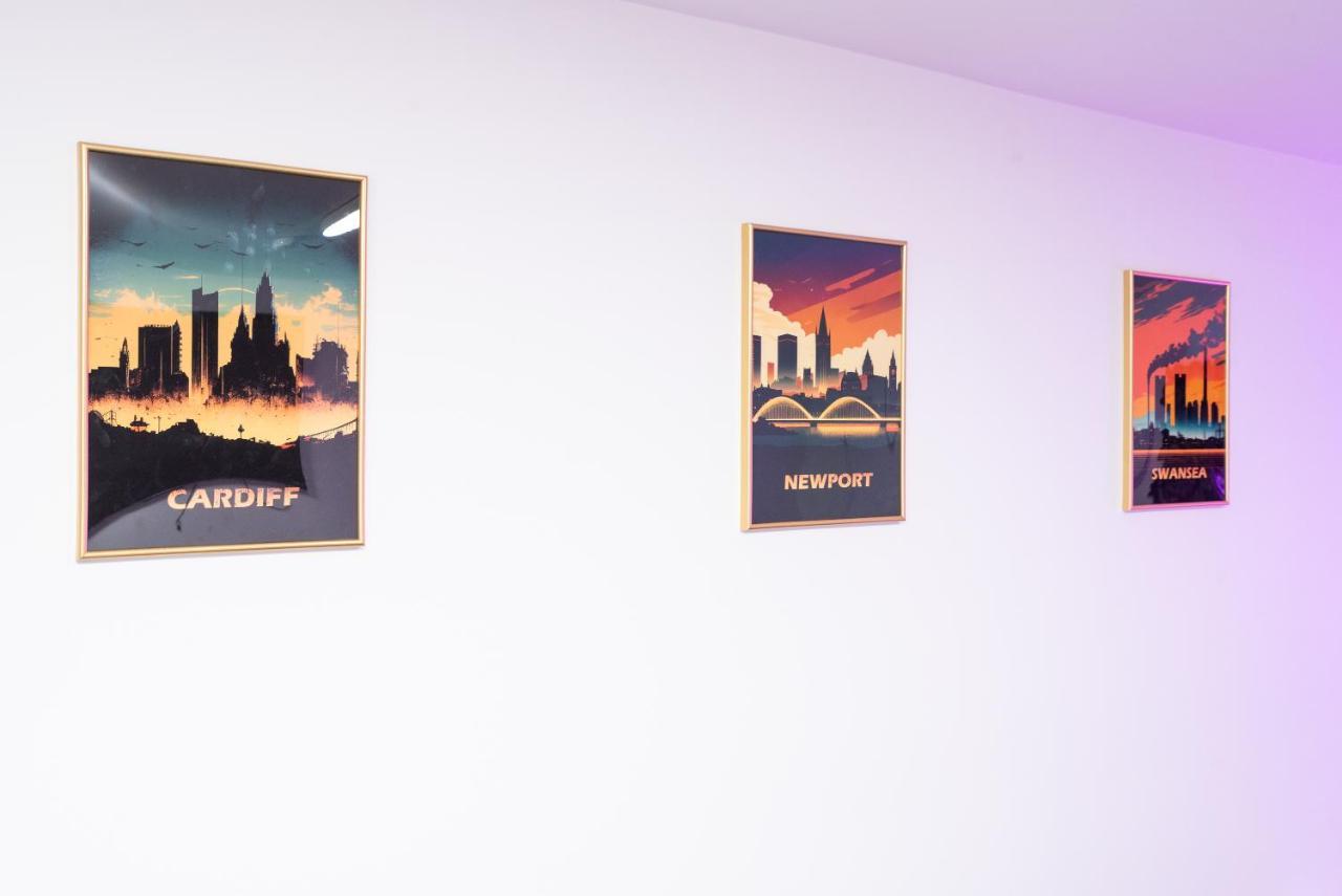 Exquisite Cardiff Apartments- With Garden Lounge & Games Room المظهر الخارجي الصورة